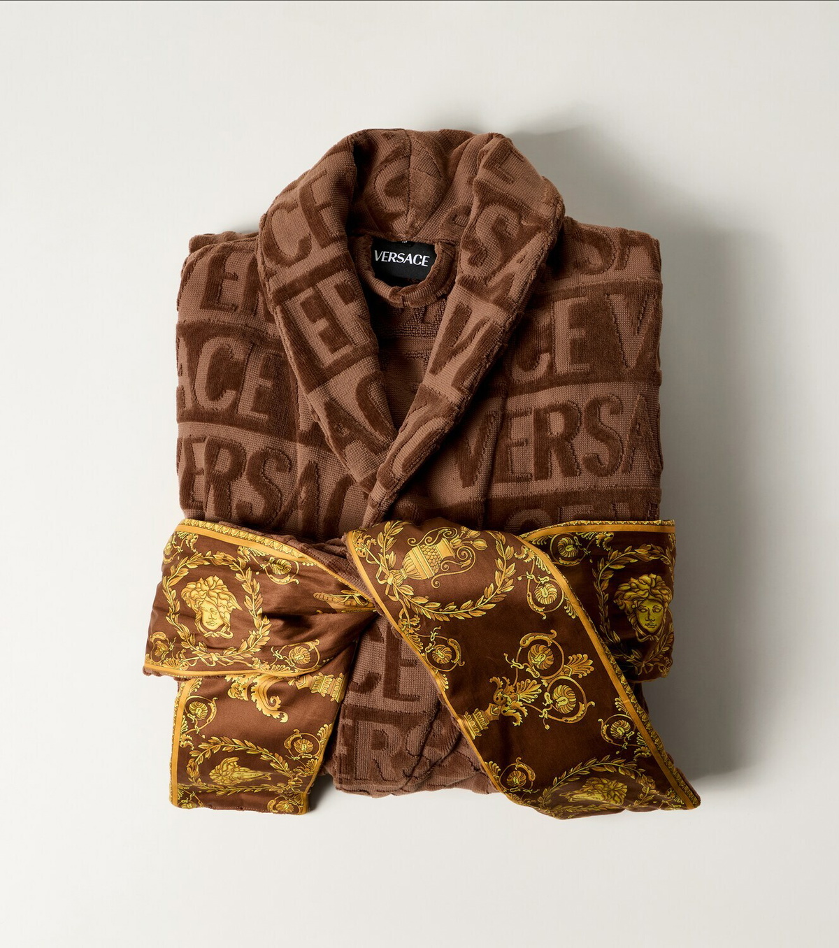 Versace Home I Heart Baroque cotton terry bathrobe