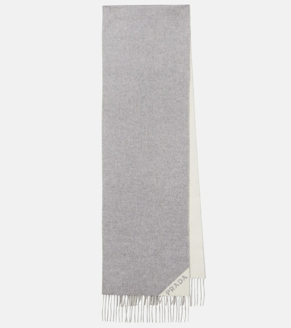 Prada Logo cashmere scarf