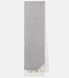 Prada Logo cashmere scarf