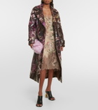 Dries Van Noten Denta floral silk stain slip dress