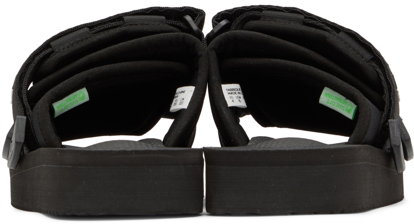 SUICOKE Black MOTO-Cab Sandals