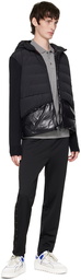 Moncler Genius 2 Moncler 1952 Black Layered Down Jacket