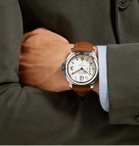 Panerai - Luminor Marina Logo Acciaio 44mm Steel and Leather Watch - White