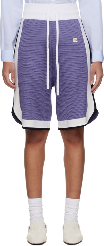 Photo: Wales Bonner Purple Rio Shorts