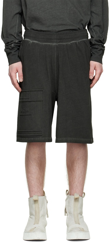 Photo: A-COLD-WALL* Black Cotton Shorts