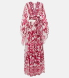 Dolce&Gabbana Majolica silk maxi dress