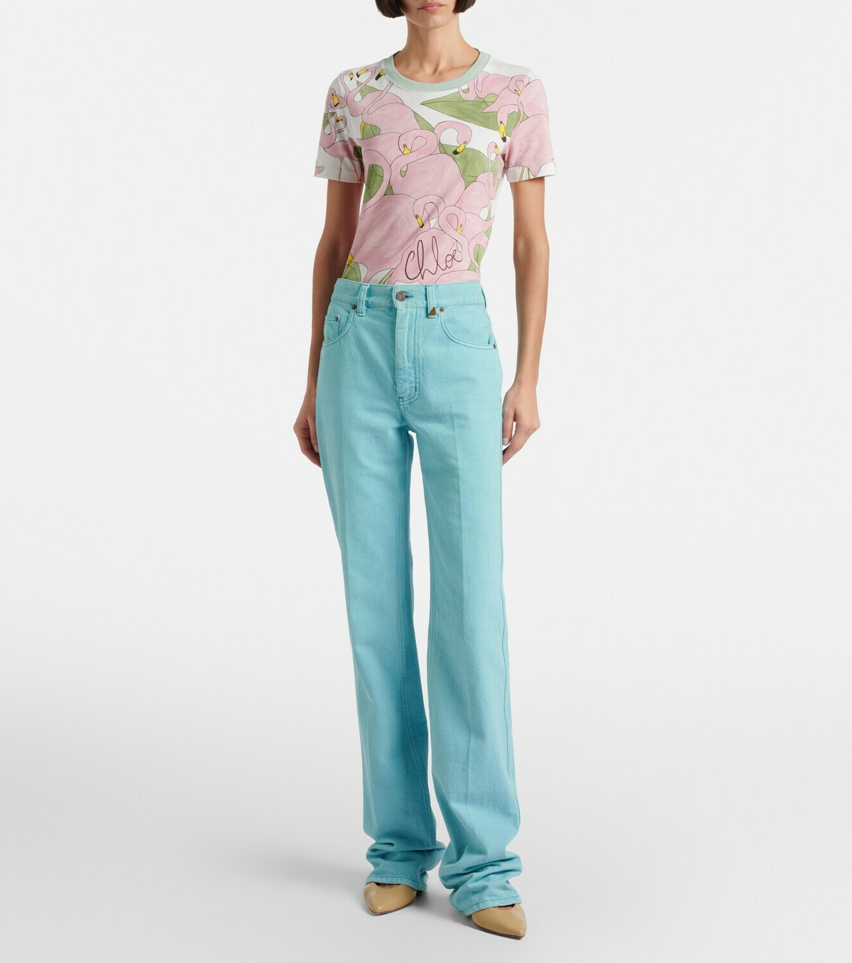 Chloé High-rise straight jeans