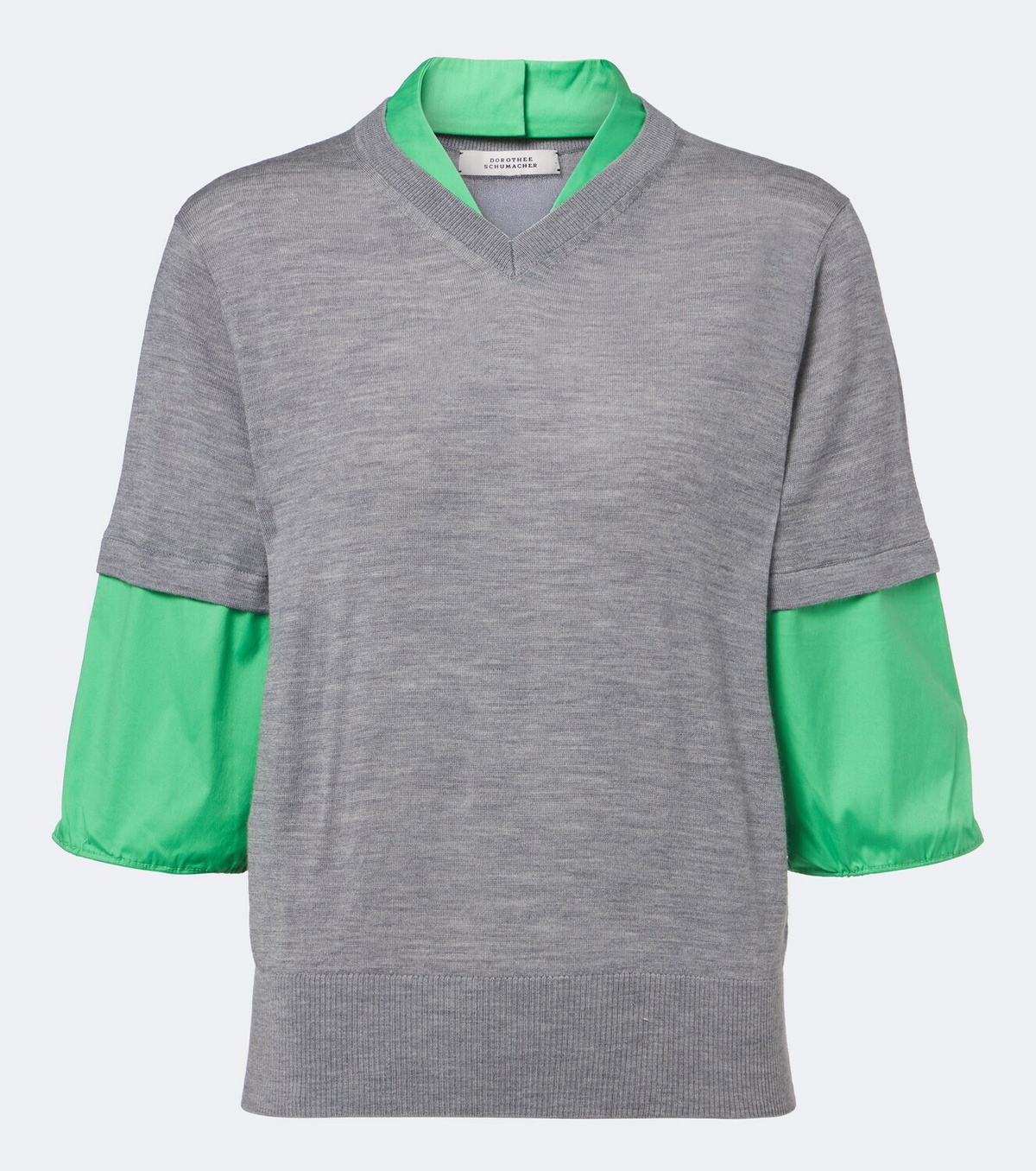 Dorothee Schumacher Layered virgin wool top