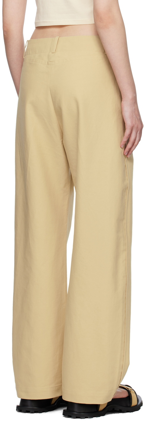 Arch The Beige Long Trousers