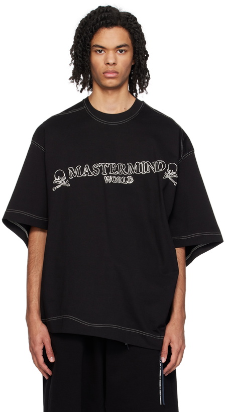 Photo: MASTERMIND WORLD Black Bonded T-Shirt
