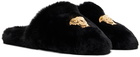 Versace Black Palazzo Slippers