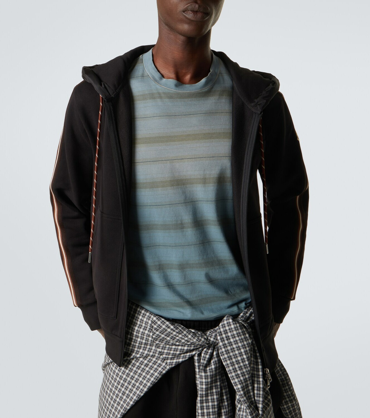 Moncler Cotton zip-up hoodie