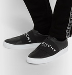 Givenchy - Urban Street Logo-Print Leather Slip-On Sneakers - Black