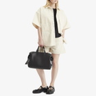Jil Sander+ Women's Oversized Denim Short Sleeve Shirt in Natural