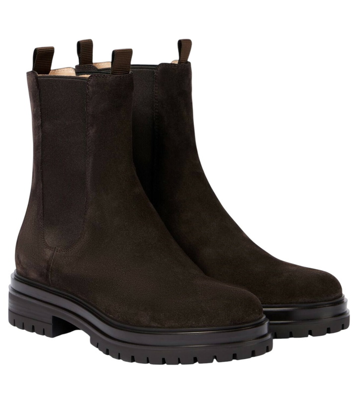 Photo: Gianvito Rossi Chester suede Chelsea boots