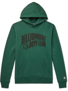 BILLIONAIRE BOYS CLUB - Arch Logo-Print Loopback Cotton-Jersey Hoodie - Green - S