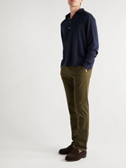 Boglioli - Cotton and Cashmere-Blend Polo Shirt - Blue