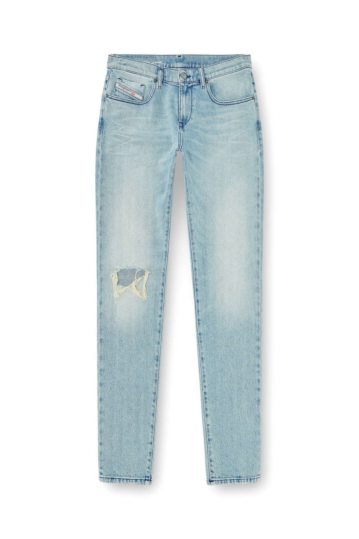Diesel Slim Jeans Regular Waist 2019 D-Strukt - Jeans Mens in Blue