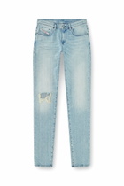 Diesel Slim Jeans Regular Waist 2019 D-Strukt - Jeans Mens in Blue