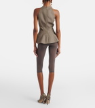 Magda Butrym Skinny capri pants and briefs set