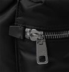 Dolce & Gabbana - Logo-Appliquéd Leather-Trimmed Shell Backpack - Black
