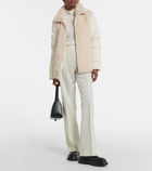 Moncler Oiron faux shearling down jacket