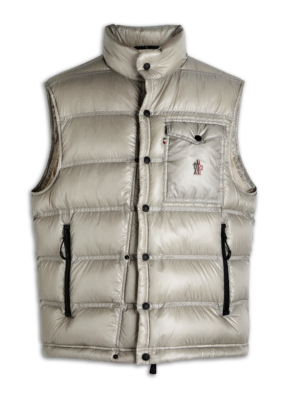 Photo: Moncler Grenoble Nantu Padded Shell Gilet Grey
