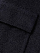 Thom Sweeney - Double-Breasted Wool and Cashmere-Blend Felt Overcoat - Blue