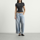 SKIMS Women's Cotton Jersey T-Shirt in Soot