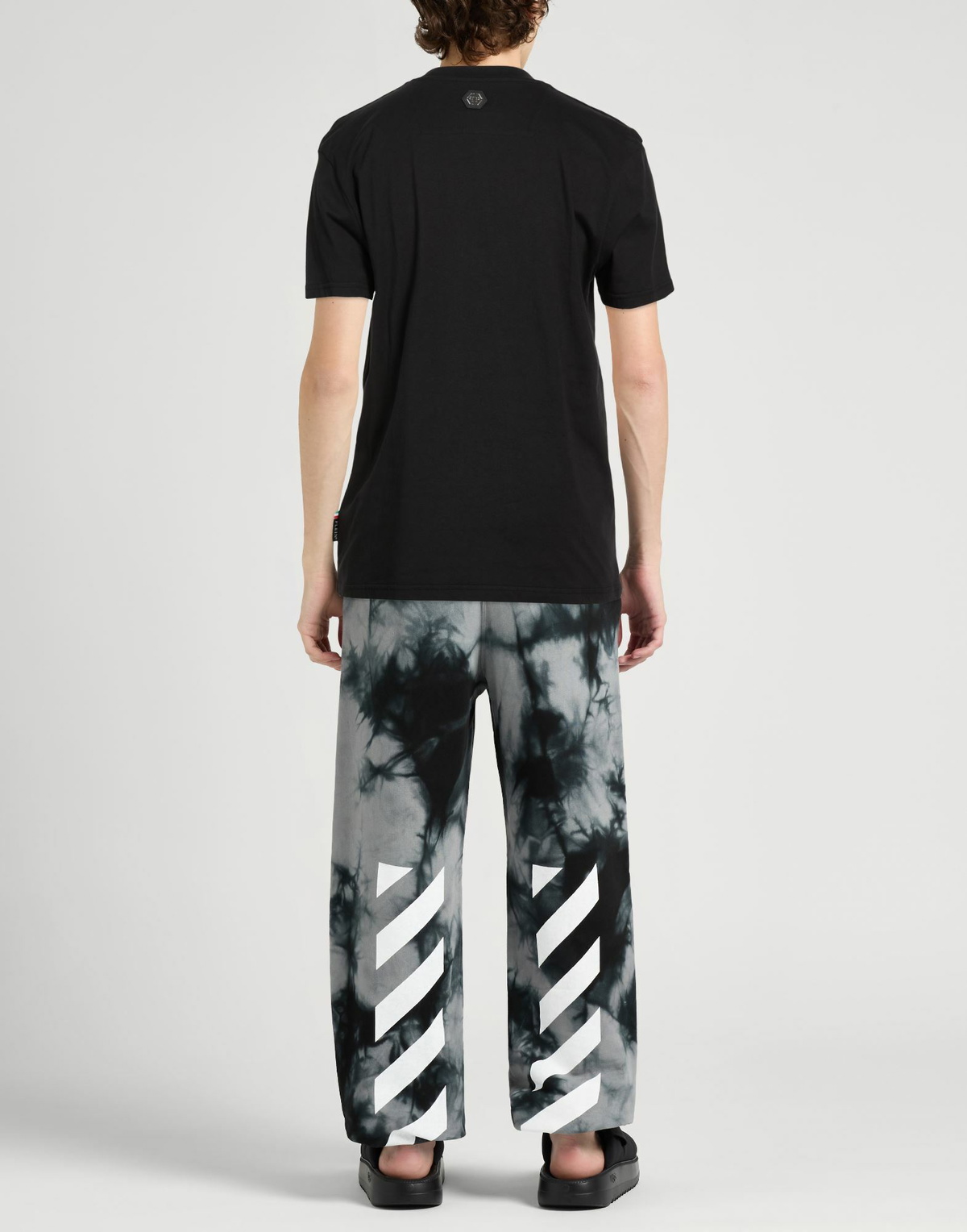 Philipp Plein Mens T-shirt in Black