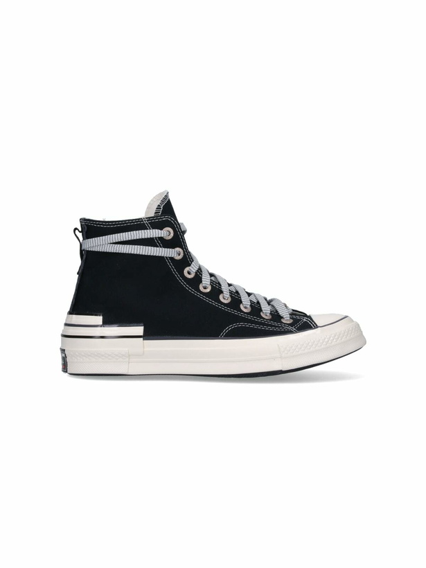Photo: Converse High Sneakers dark Moth Egret