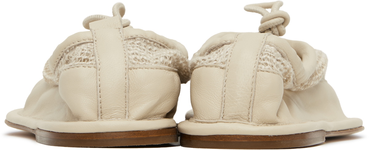 Ruohan Beige Hereu Edition Puntera Ballerina Flats
