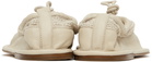 Ruohan Beige Hereu Edition Puntera Ballerina Flats