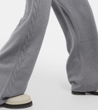 Loro Piana Cashmere wide-leg pants