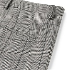 Raf Simons - Slim-Fit Prince of Wales Checked Virgin Wool and Mohair-Blend Trousers - Gray