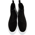 Kenzo Black Suede Kapri High-Top Sneakers