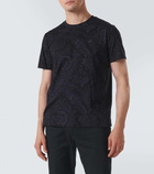 Etro Paisley cotton jersey T-shirt