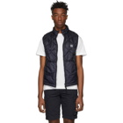 Stone Island Blue Micro Quilted Vest