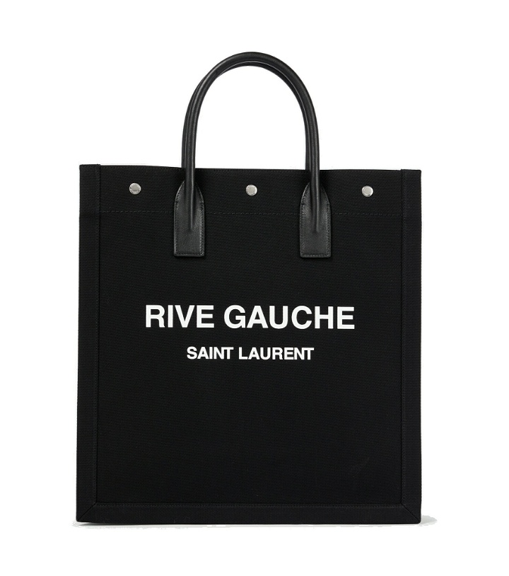 Photo: Saint Laurent - Rive Gauche fabric tote bag