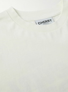 CHERRY LA - Logo-Print Cotton-Jersey T-Shirt - White