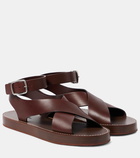 Loro Piana Sumie leather sandals