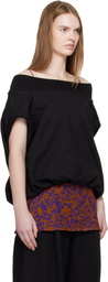 Dries Van Noten Black Cocoon Sweatshirt