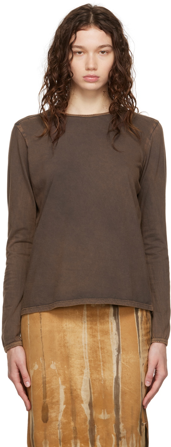 Photo: Gabriela Coll Garments Brown 87 Long Sleeve T-Shirt