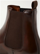 BRUNELLO CUCINELLI - Leather Chelsea Boots - Brown