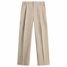 Jacquemus Men's Cruising Cotton Linen Trouser in Beige