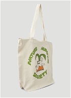 Nature Humping Society Tote Bag in Cream