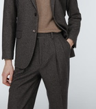 Auralee - Straight cotton, wool and cashmere pants