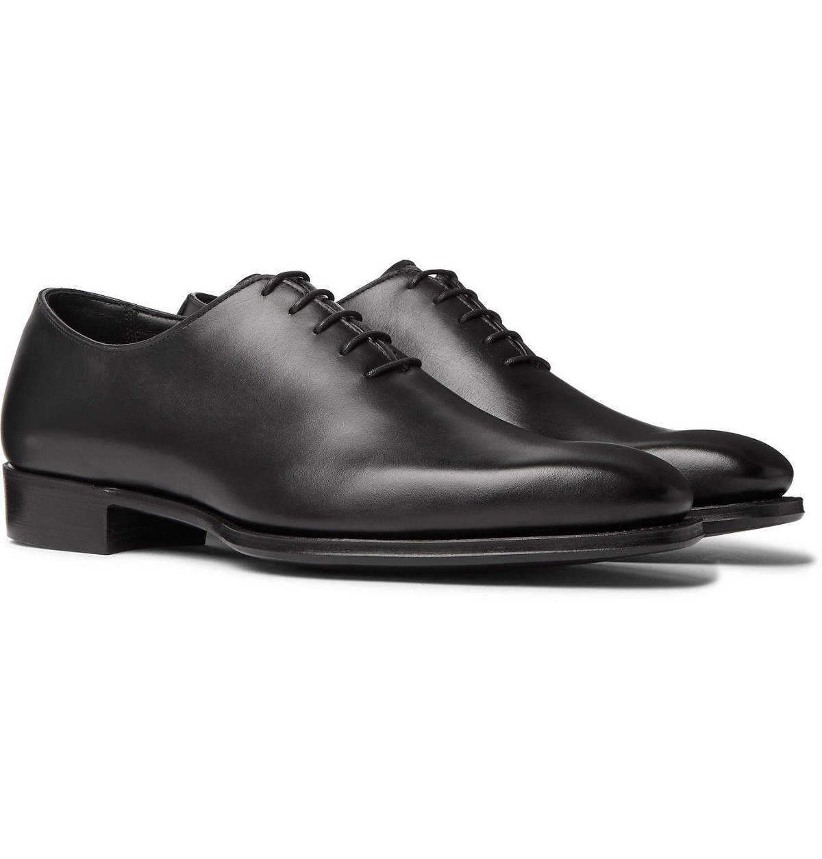 Photo: Kingsman - George Cleverley Whole-Cut Leather Oxford Shoes - Black