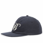 Bound Men's Script Embroidered 6 Panel Cap in Navy 
