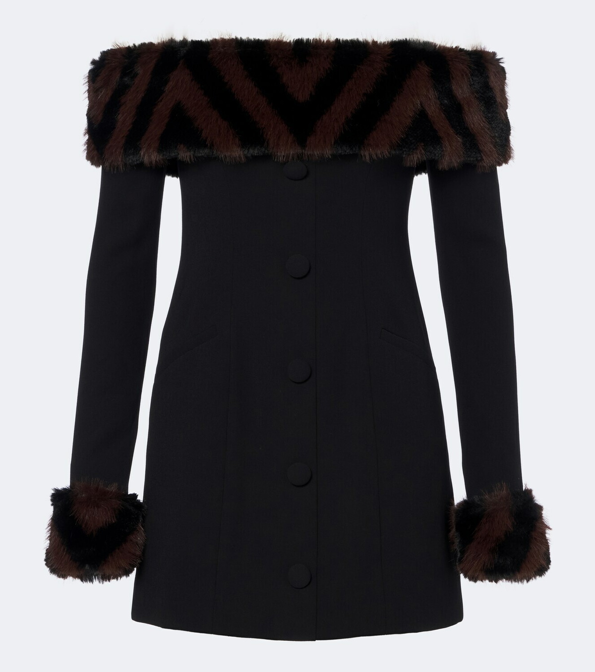 Retrofête Elspeth off-shoulder minidress